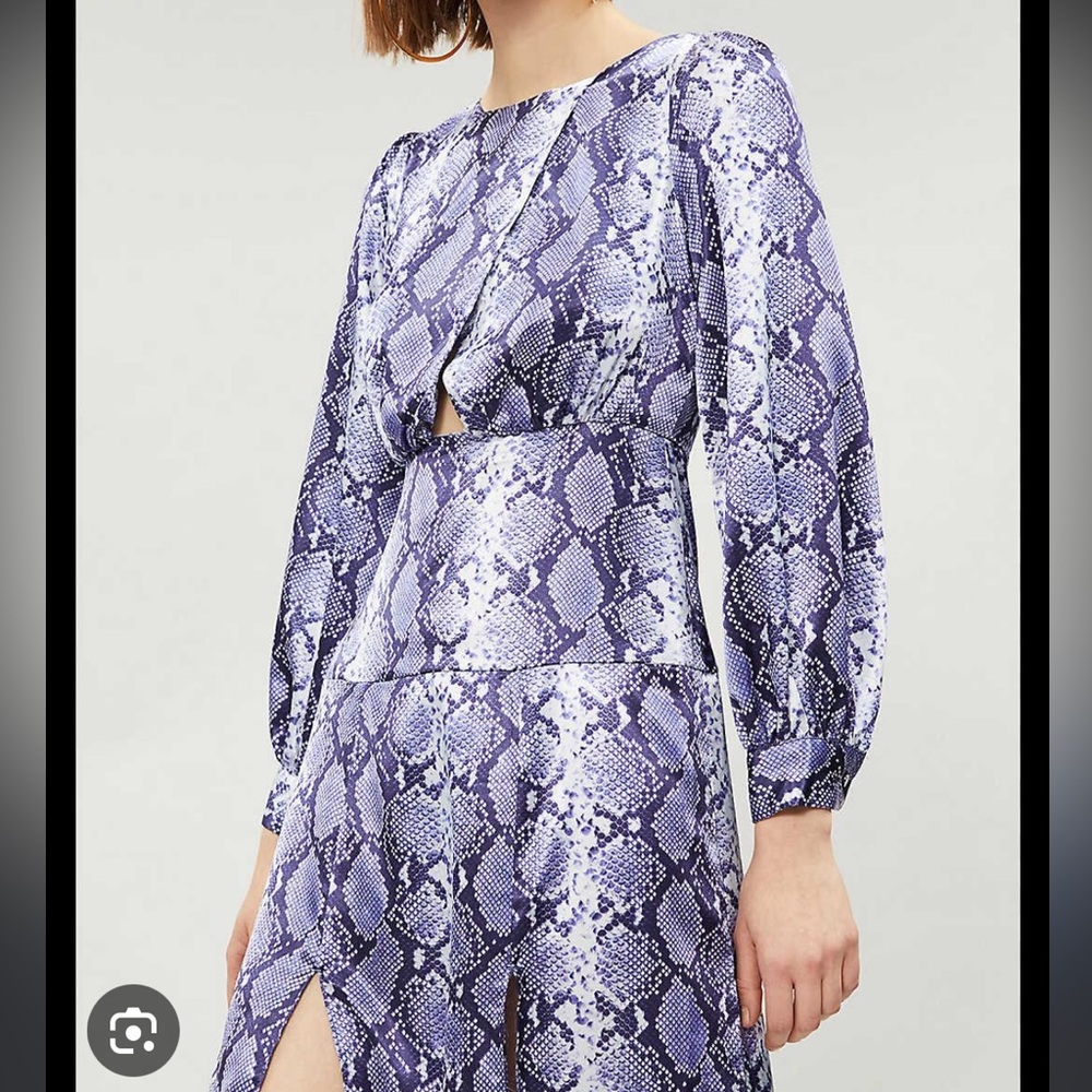 🎄FIRM PRICE🎄 Top shop Snake Cutout Midi Dress - Picture 3 of 16